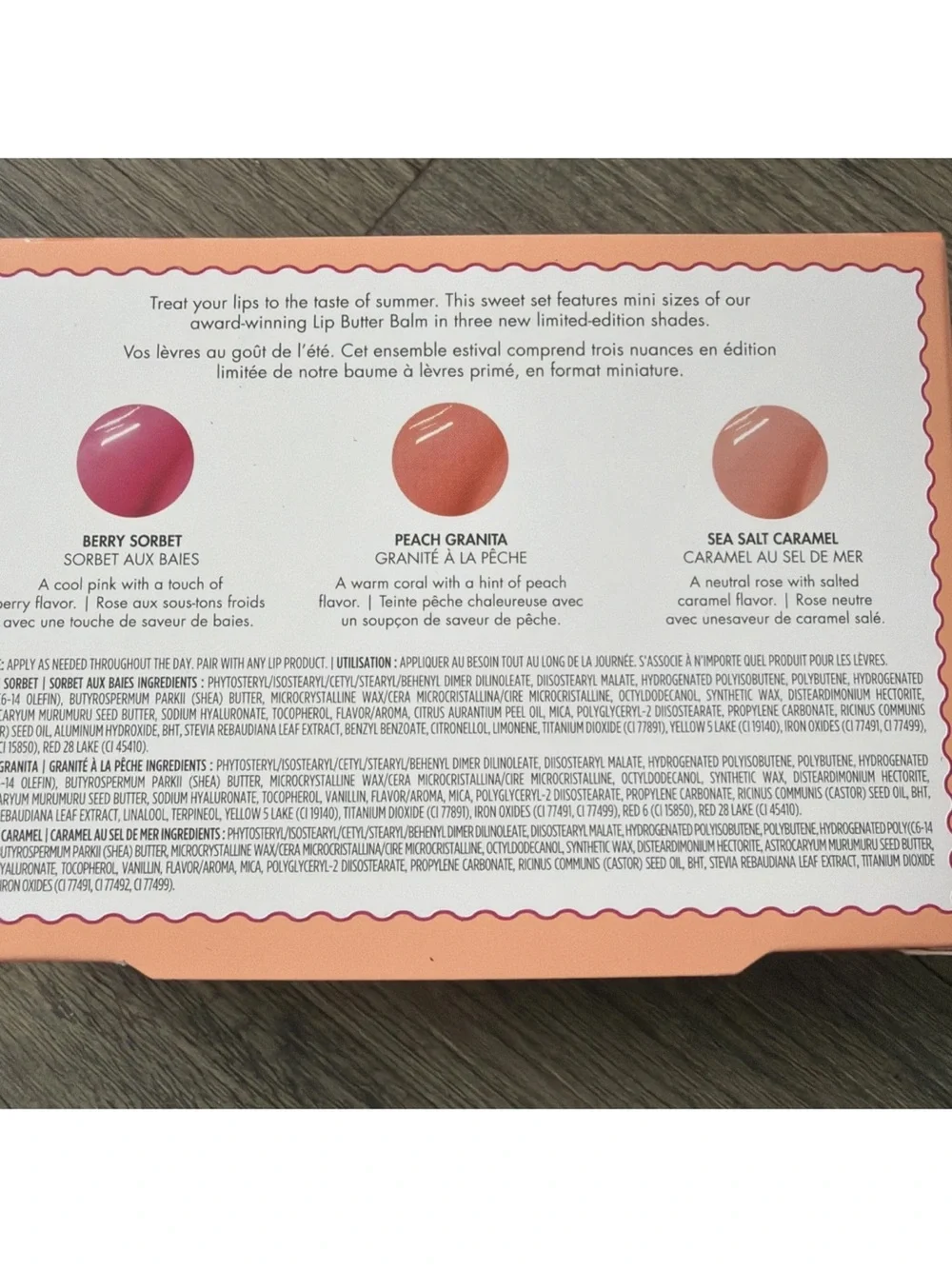 Summer Fridays The Sweet Summers  Lip Butter Balm Minis Trio NEW